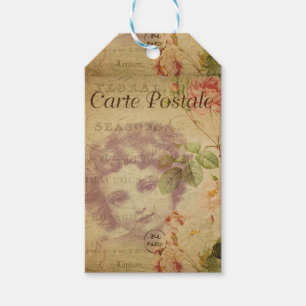 French Postcard Gift Tag