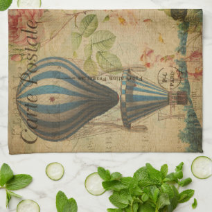 French Postcard Kitchen Towel