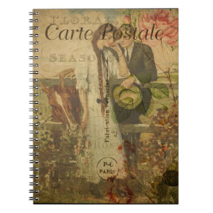 French Postcard Notebook