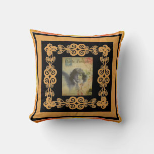 French Postcard Pillow