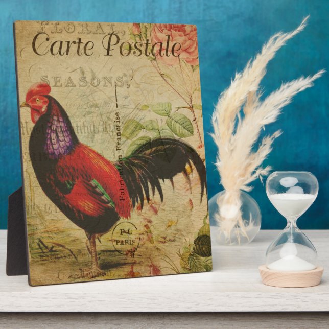 French Postcard Plaque (Side)
