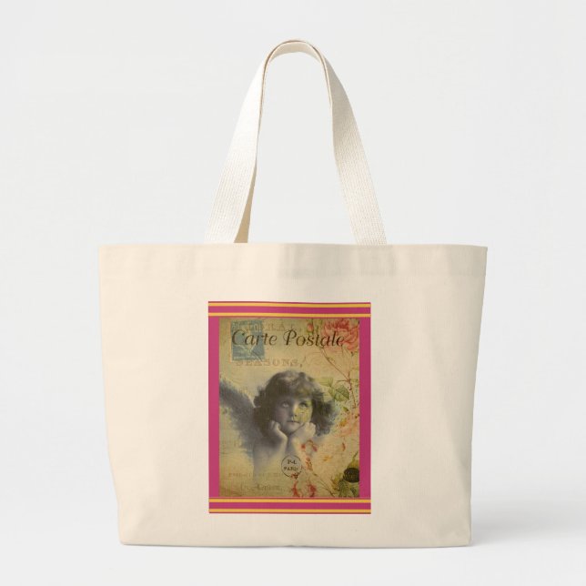 French Postcard Tote Bag (Front)