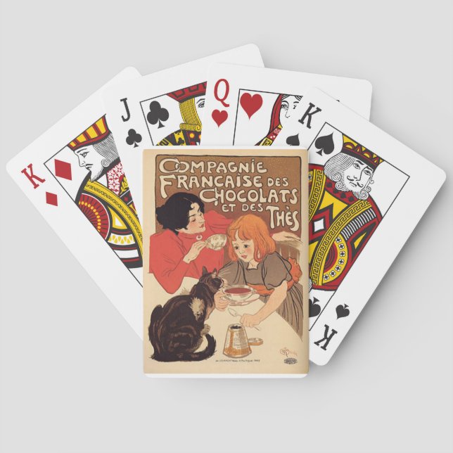 French Poster set of playing cards (Back)