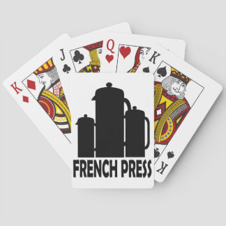 French Press Playing Cards
