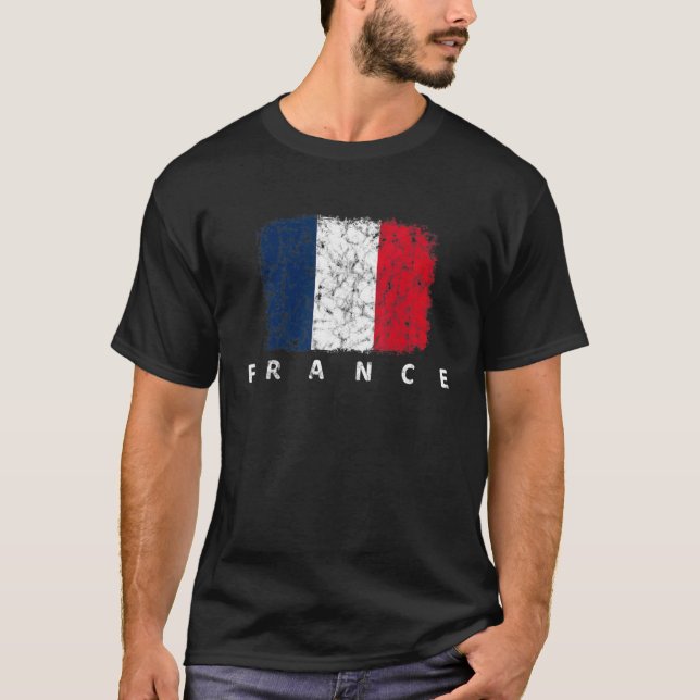 French Pride France Travel Love France Paris Franc T-Shirt (Front)