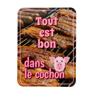 French proverb about pigs magnet