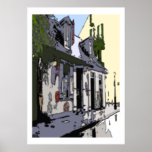 French Quarter Black Smith Shop, Poster