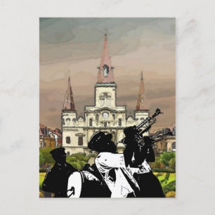 French Quarter Cathedral, New Orleans Postcard