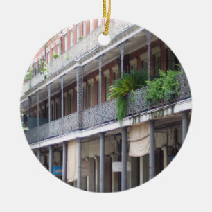 French Quarter Ceramic Ornament