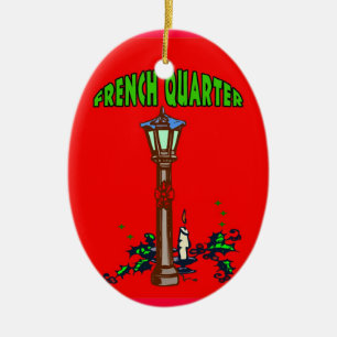 French Quarter Christmas Ceramic Tree Decoration