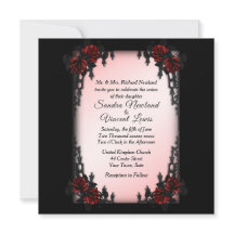 French Quarter Goth Wedding Invitation