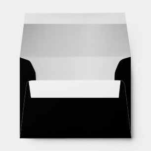 French Quarter Gothic Wedding Black Envelope