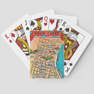 French Quarter Map Playing Cards