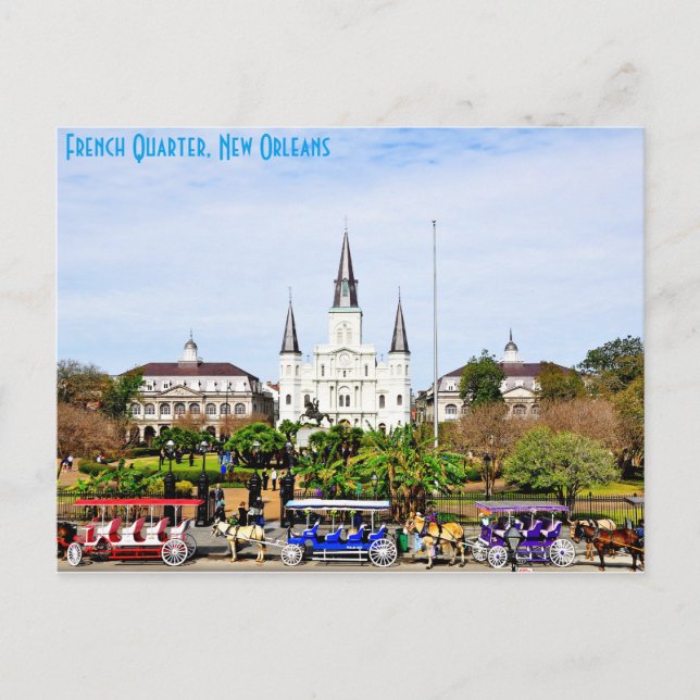 French Quarter, New Orleans Postcard (Front)