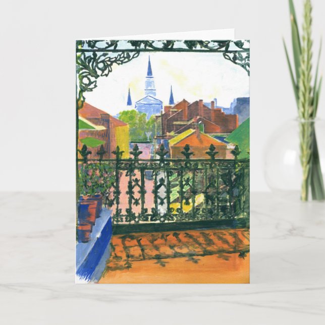 French Quarter Street Card (Front)