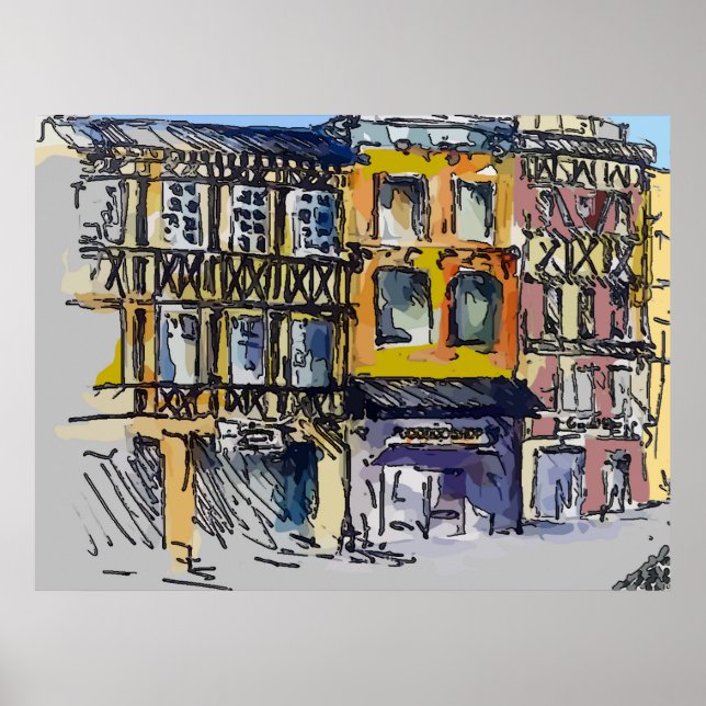 French Quarter Street Poster (Front)