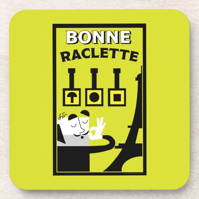 French Raclette Coaster (Front)