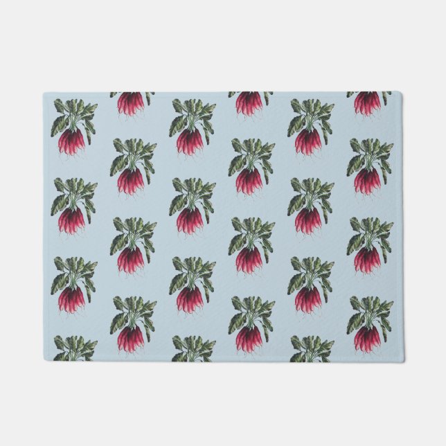 French Radish Door Mat (Front)