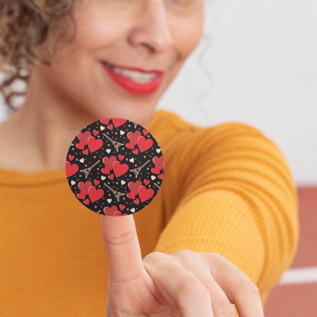 French Red Hearts Stickers (Creator Uploaded)