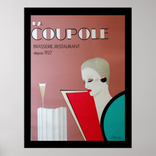 French Restaurant Vintage poster french