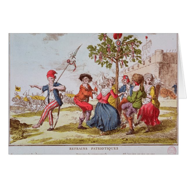 French revolutionaries dancing the carmagnole (Front Horizontal)