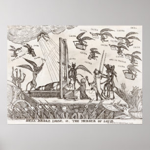 French Revolutionary Cartoon Poster