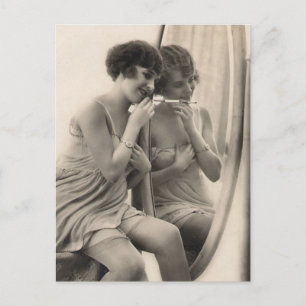 French Risqué Vintage  photo Postcard