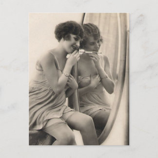 French Risqué Vintage  photo Postcard
