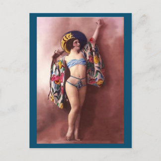 French Risqué Vintage  photo Postcard