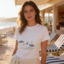 French Riviera Coastal Tee
