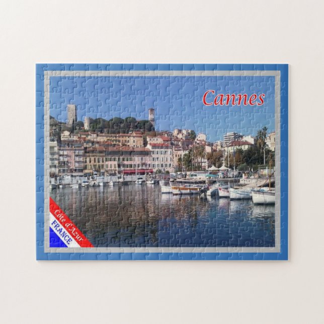 French Riviera - Côte d'Azur - Cannes - Jigsaw Puzzle (Horizontal)