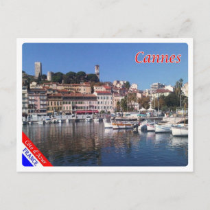 French Riviera - Côte d'Azur - Cannes - Postcard
