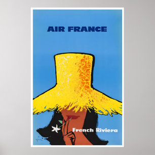 French Riviera Poster France Travel Art Print