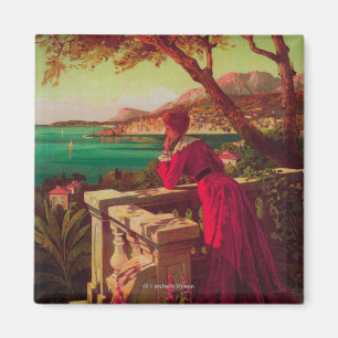 French Riviera Travel Poster # 2 Magnet