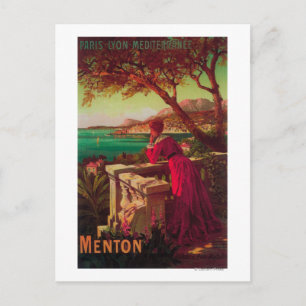 French Riviera Travel Poster # 2 Postcard