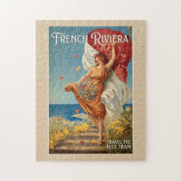 French Riviera Travel Poster
