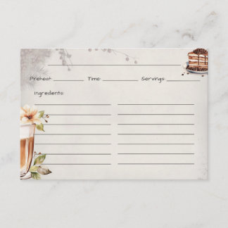 French Roast Basic Recipe Card