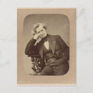 French Romantic composer Hector Berlioz Postcard