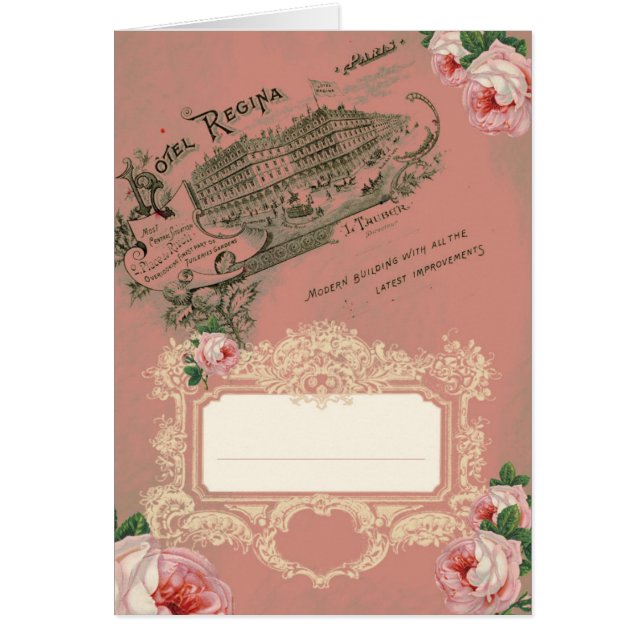 French Rose - Greeting Card (Front)