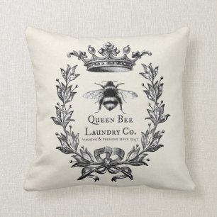 French rustic Queen Bee Cushion