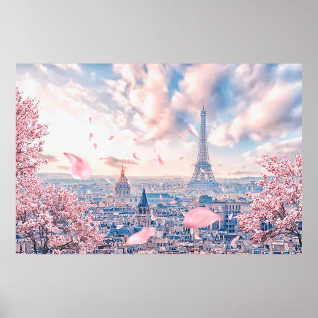French Sakura Poster (Front)