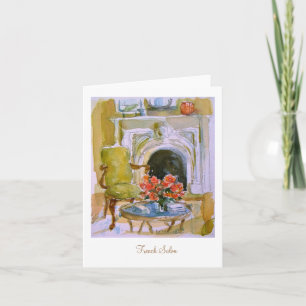 French Salon Greeting Card
