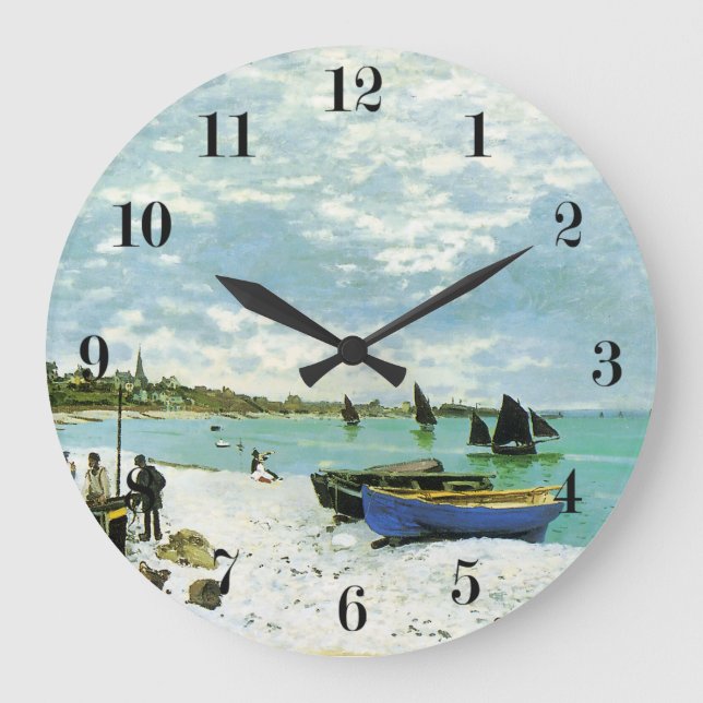 French Seaside Wall Clock (Front)