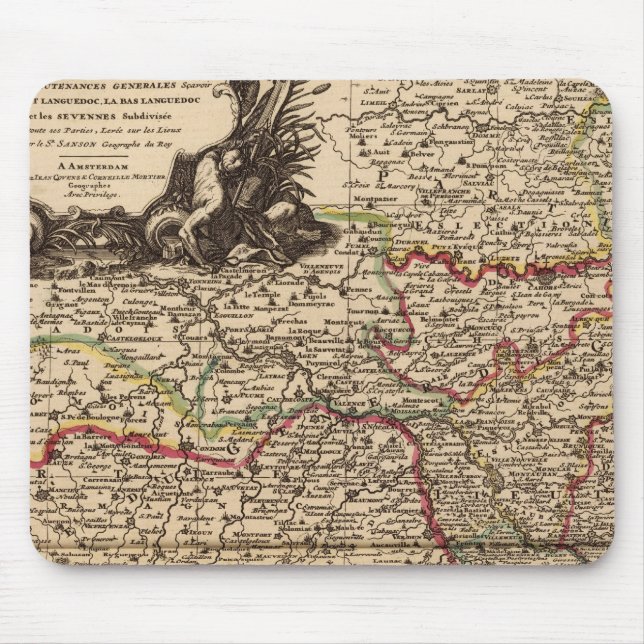 French settlements and forests mouse pad (Front)