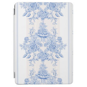 French,shabby chic, vintage,pale blue,white,countr iPad air cover