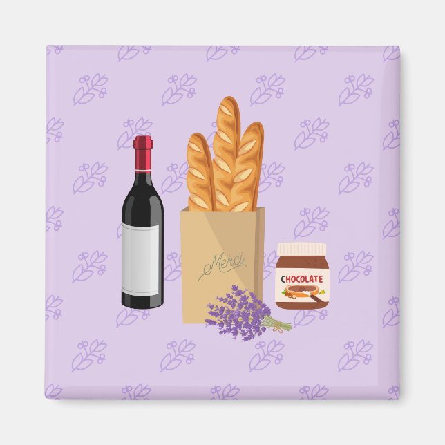  French Snack Magnet (Front)