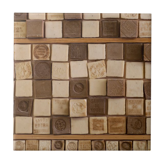 French Soap Ceramic Tile (Front)