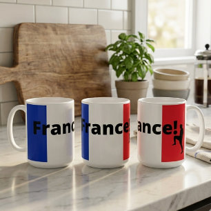 French soccer  coffee mug
