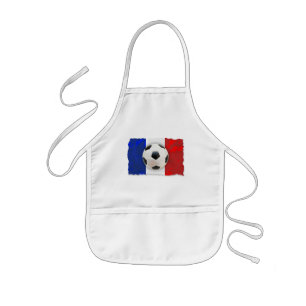 French Soccer Kids Apron