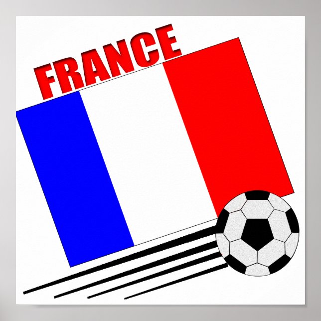 French soccer team poster (Front)